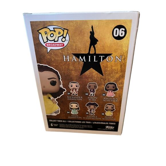 Funko POP Broadway Hamilton Peggy‎ Schuyler #06 w/ protector - Picture 3 of 6